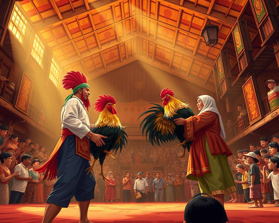 Gaya Bermain Sabung Ayam